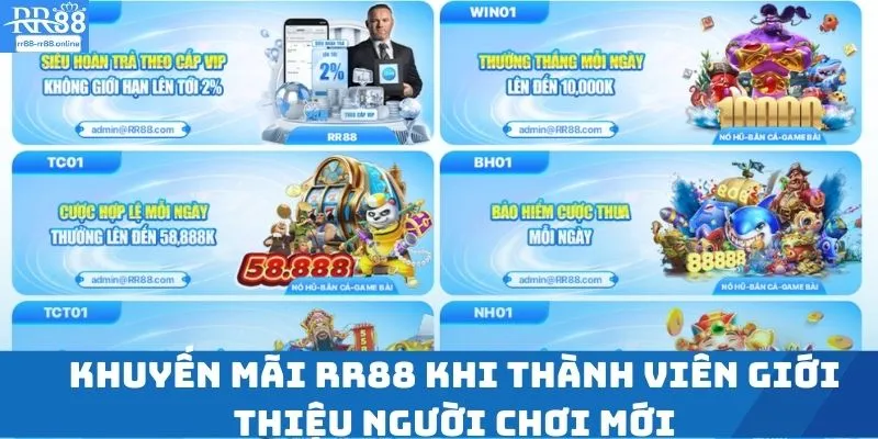 Khuyến mãi RR88 khi thành viên giới thiệu người chơi mới